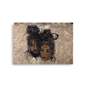 Portrait of a King and His Queen Poster